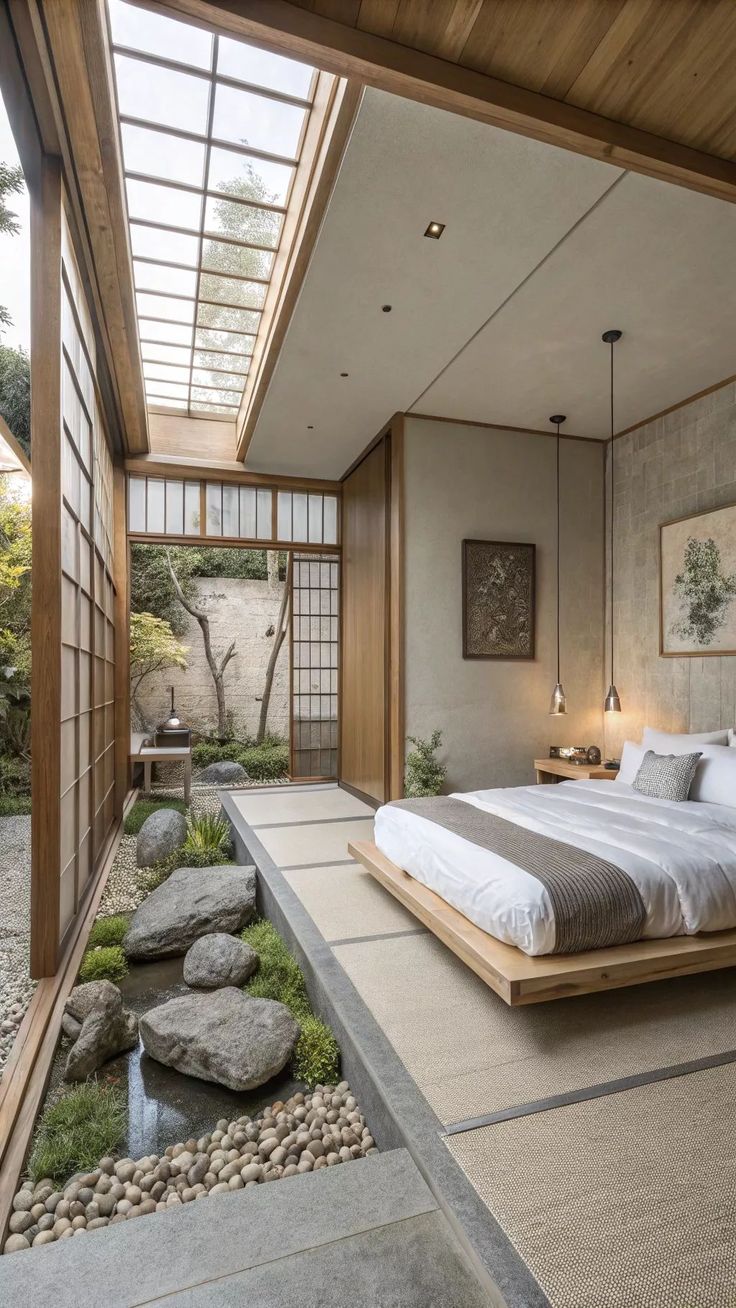 Room 01, a 12-mat tatami room with direct garden access